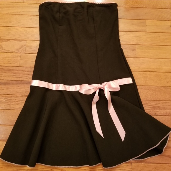 Lipstick Boutique Dresses & Skirts - Black Strapless Dress